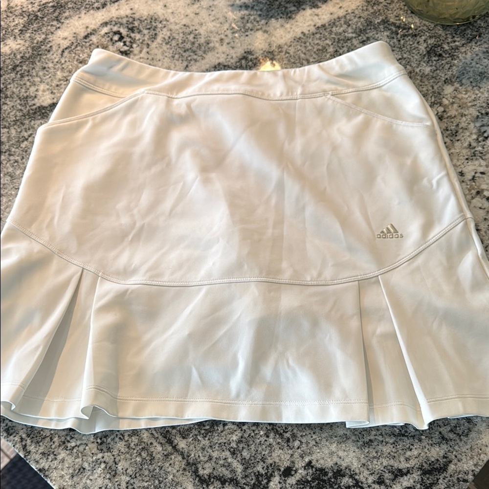 Adidas White Golf Skirt